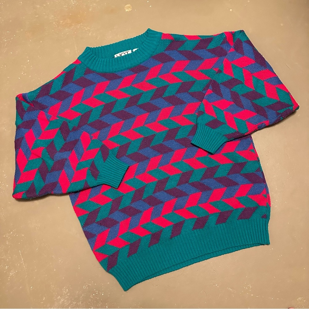 Vintage Aztec Knit Sweater